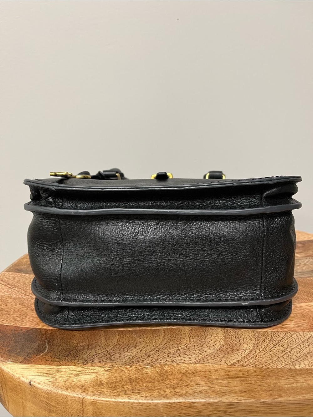 Fossil Ryder Mini Satchel in Black Pebbled Leather - Picture 7 of 14